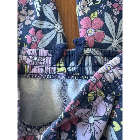 Champion Kids Floral Print Jogger Sweatpants Rainbow Logo Size XL 16 - Picture 7 of 12